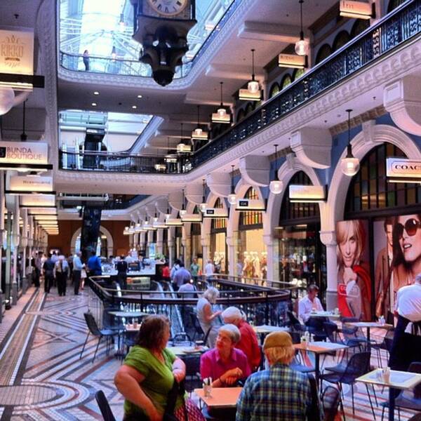 Urban Poster featuring the photograph Victorian Style Mall In #sydney by Zin Zin