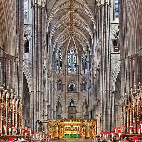 Westminster Abbey Poster featuring the photograph Westminster Abbey by Digital Art Cafe