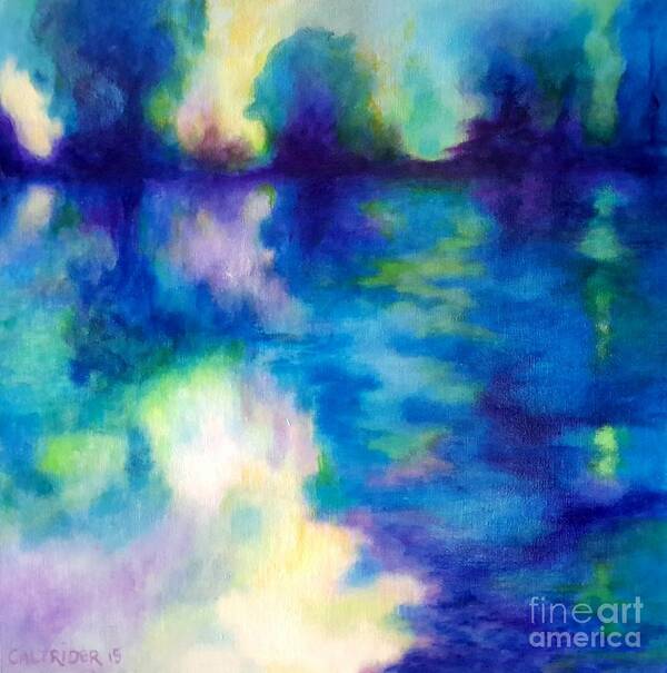 Impressionism Poster featuring the painting Where Dreams Reside by Alison Caltrider