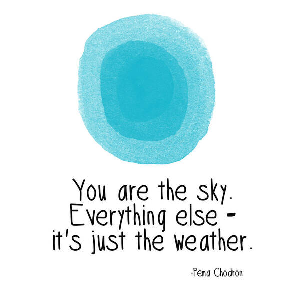 Sky Poster featuring the digital art You Are The Sky by Linda Woods