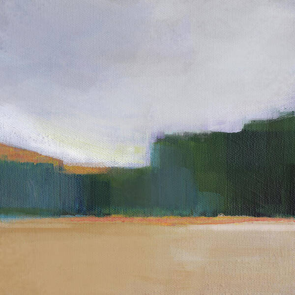 Landscapes Poster featuring the painting Solitude II #1 by Alison Jerry