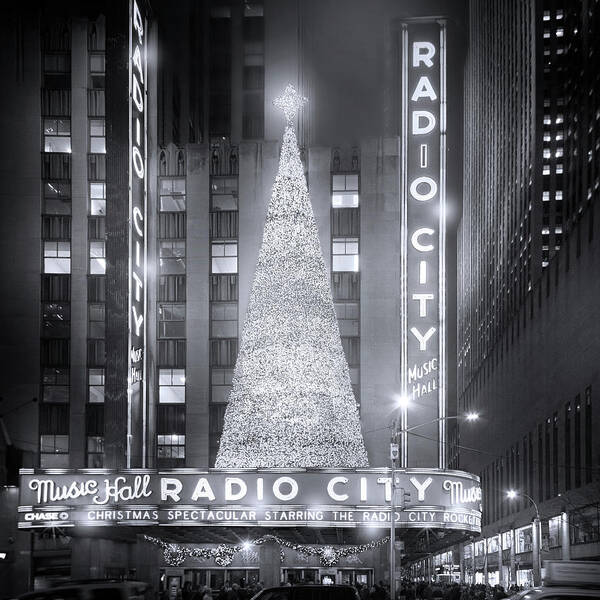 Radio City Music Hall Poster featuring the photograph A Radio City Christmas by Mark Andrew Thomas