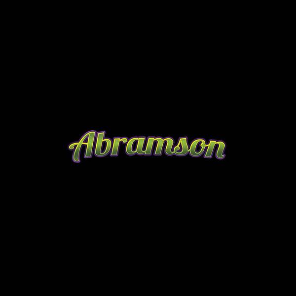 Abramson Poster featuring the digital art Abramson #Abramson by TintoDesigns