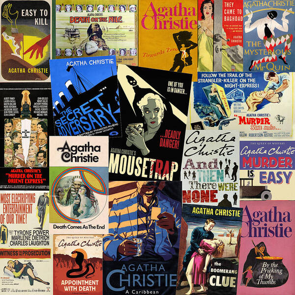 Agatha Christie 3 Poster by Andrew Fare - Fine Art America