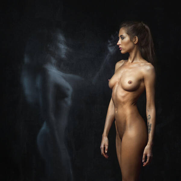 Ghost Poster featuring the photograph Alter Ego by Constantin Shestopalov