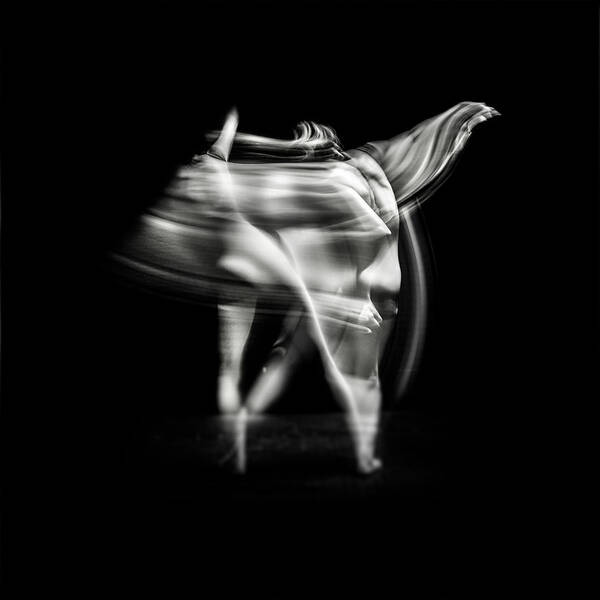 Performance Poster featuring the photograph Ballerina by Panos Vassilopoulos