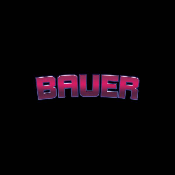 Bauer Poster featuring the digital art Bauer by TintoDesigns