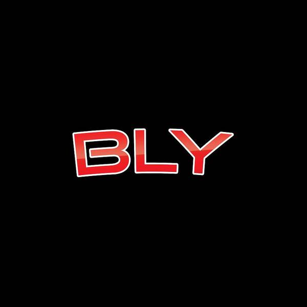 Bly Poster featuring the digital art Bly by TintoDesigns