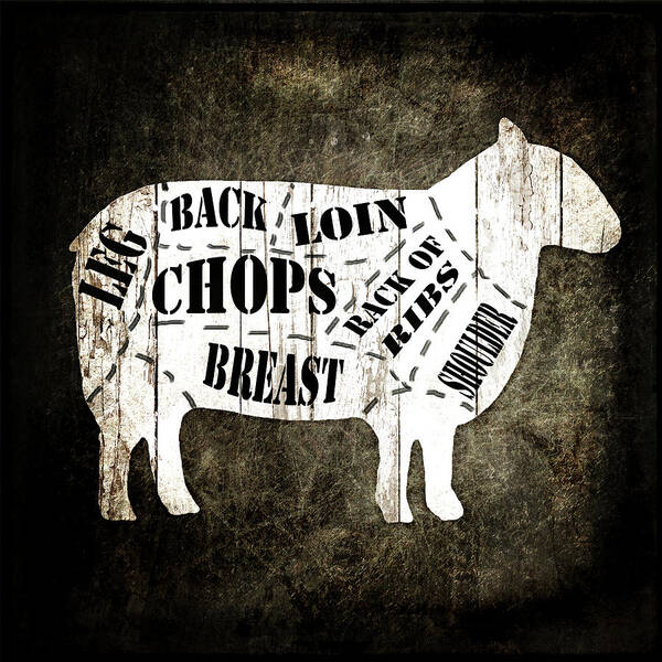 Cuts Of Meat
Animals Poster featuring the mixed media Butcher Shop Iv by Lightboxjournal