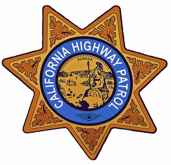 California Highway Patrol Poster featuring the photograph California Highway Patrol by Tikvah's Hope