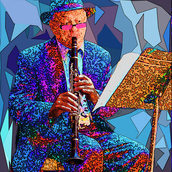 Clarinet Poster featuring the photograph Clarinet Player by Jessica Levant
