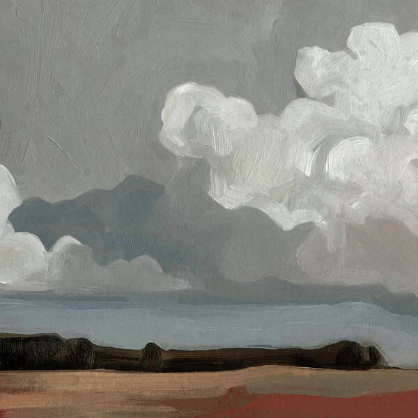 Landscapes Poster featuring the painting Cloud Formation II by Emma Scarvey