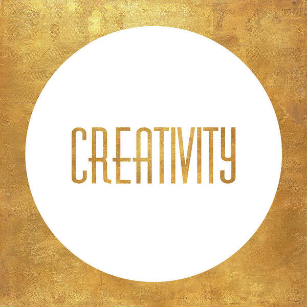 Creativity Poster featuring the painting Creativity Circle by Sd Graphics Studio