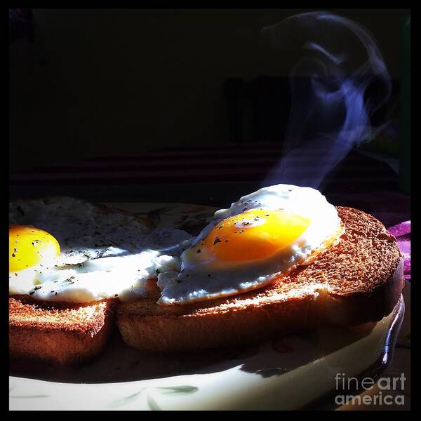 Food Poster featuring the photograph Eggstreamly Hot by Frank J Casella