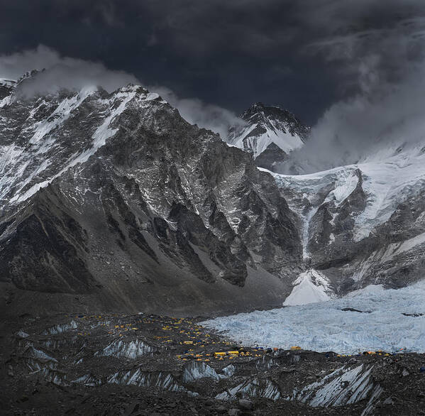 Himalaya Poster featuring the photograph Himalaya by Yan Zhang