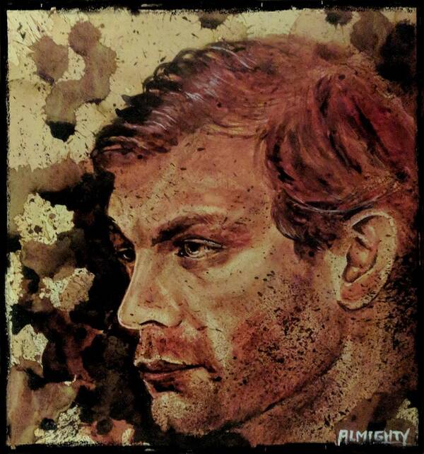 Ryan Almighty Poster featuring the painting Jeffrey Dahmer by Ryan Almighty