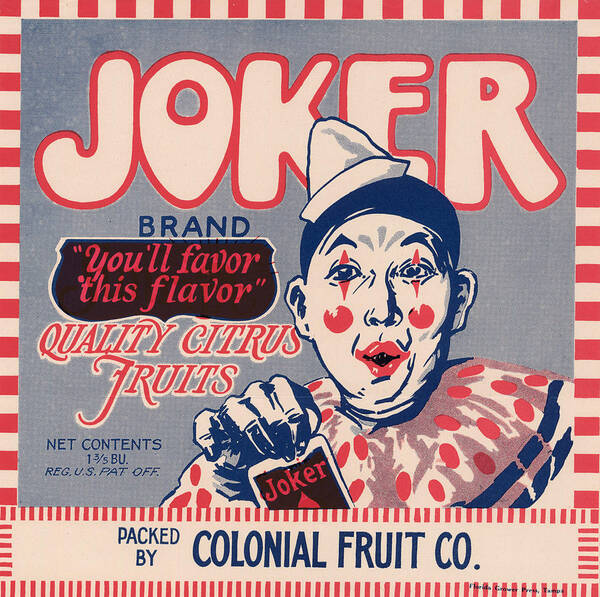 Joker Brand Poster by Unknown - Pixels