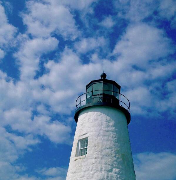 Photo Stream Poster featuring the photograph Lighthouse at Pemaquid by Debra Grace Addison