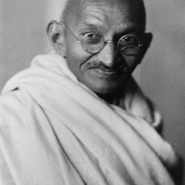 Mahatma Gandhi Poster featuring the photograph Mahatma Gandhi by Elliott & Fry