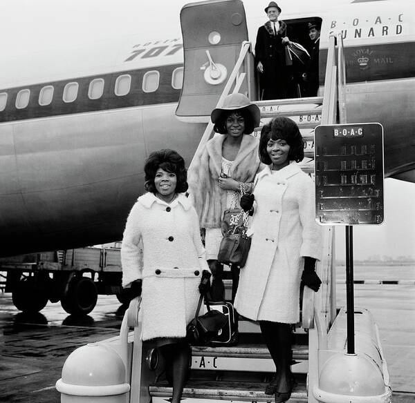 Singer Poster featuring the photograph Martha And The Vandellas by Evening Standard