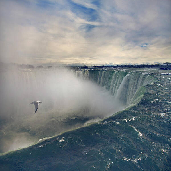Spray Poster featuring the photograph Niagara Falls by Istvan Kadar Photography