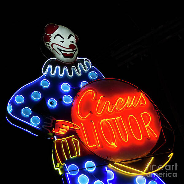California Poster featuring the photograph Night Clown by Lenore Locken