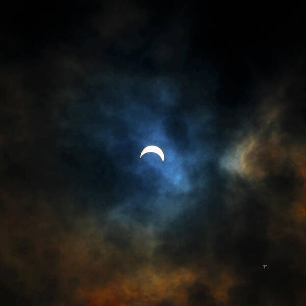  Poster featuring the photograph Partial Eclipse by Tom Romeo