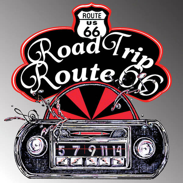 Road Trip Icon Poster featuring the photograph Road Trip Icon by Sher Sester