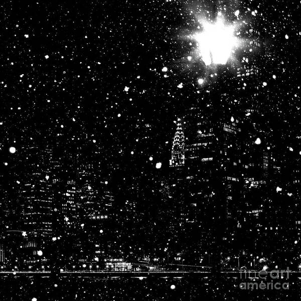 Snow Poster featuring the digital art Snow Collection Set 06 by Az Jackson