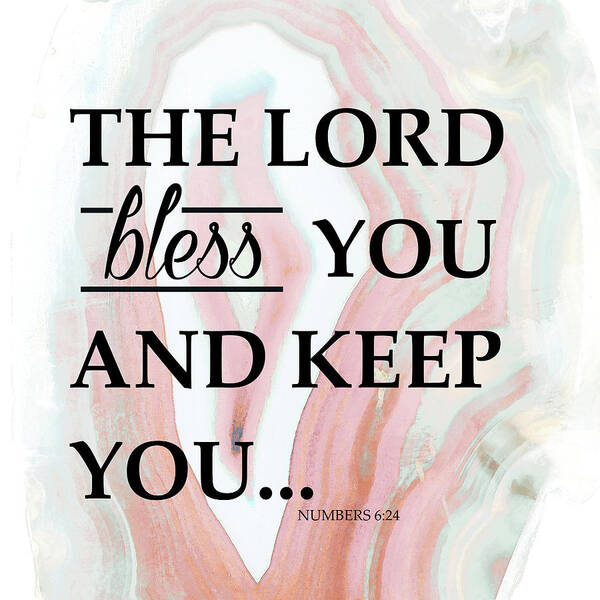 The Poster featuring the painting The Lord Bless You by Susan Bryant