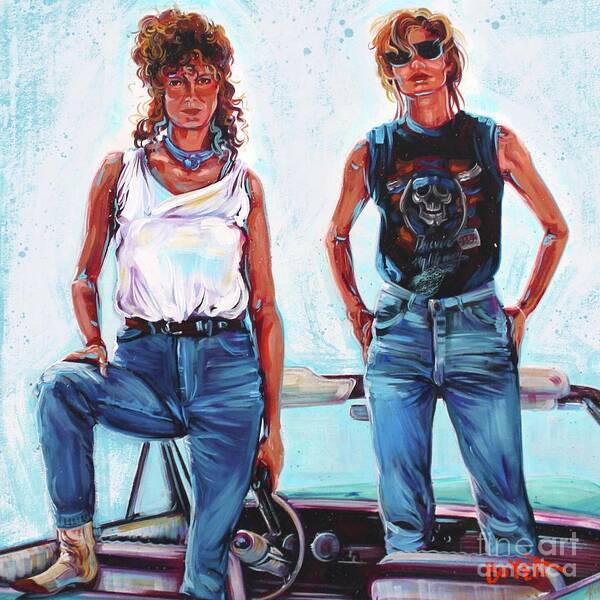 Thelma and Louise Poster by Kelly Boyett ART - Fine Art America