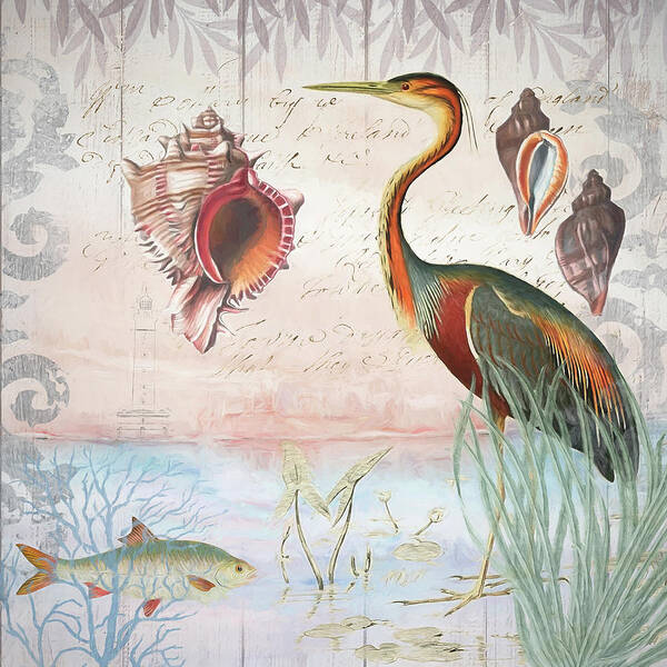 Waterside Birds Ii Poster featuring the photograph Waterside Birds II by Cora Niele