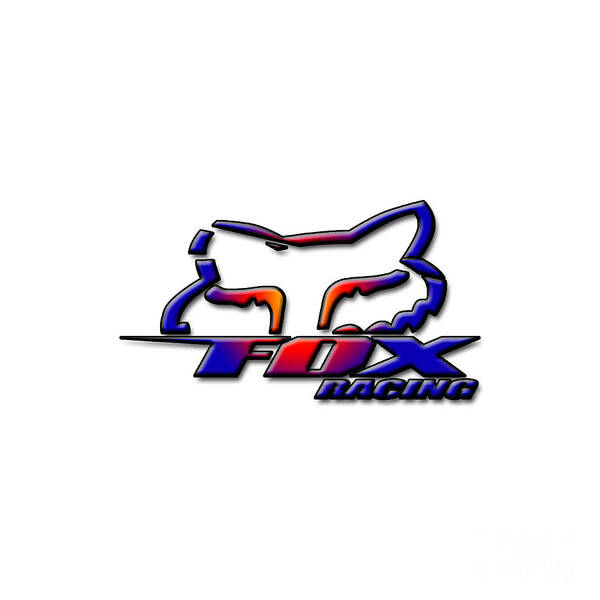 Extra Ordinary art Design of Fox Racing Logo Nongki #1 Poster