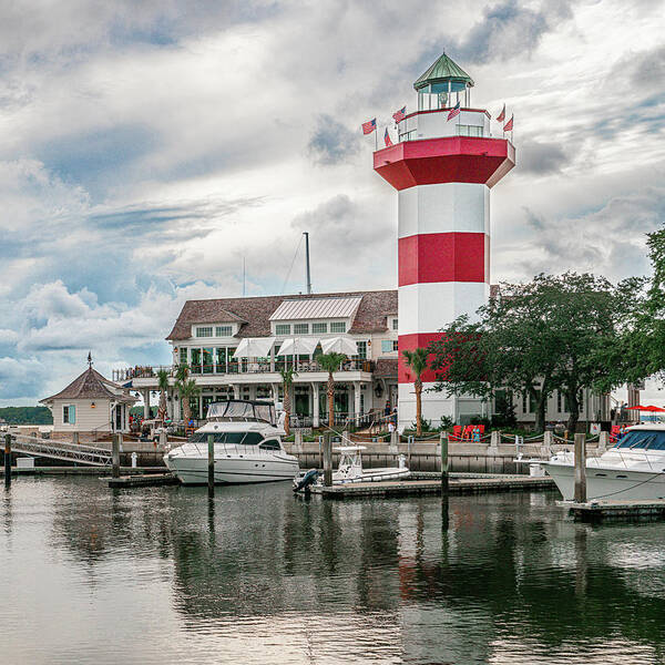 Hilton Head Island Poster featuring the photograph Hilton Head Island South Carolina Harbour Town Beautiful Lighthouse #2 by Dave Morgan