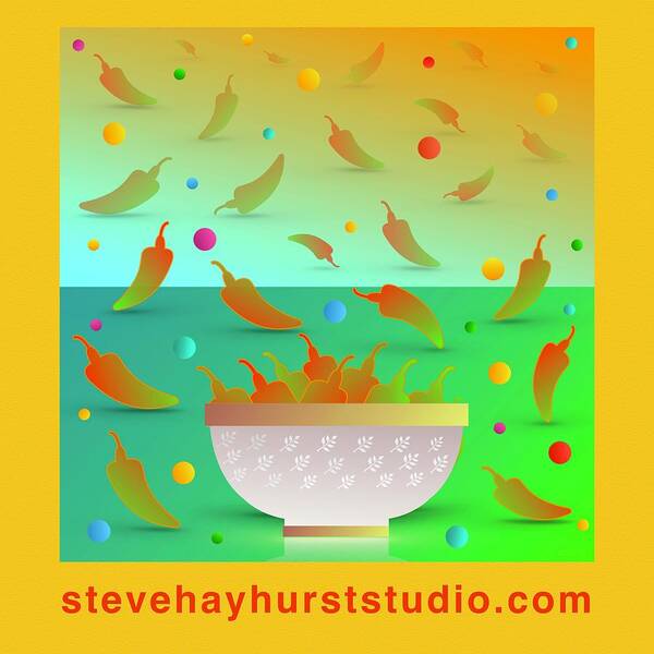  Poster featuring the digital art Stevehayhurststudio.com #1 by Steve Hayhurst