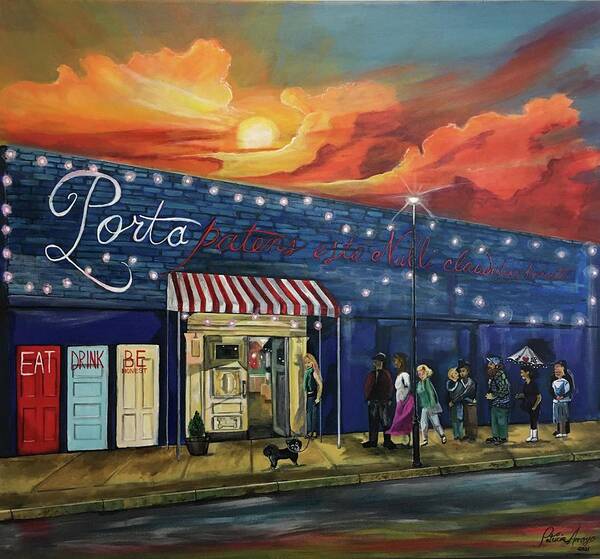 Porta Poster featuring the painting After the Storm there is Always Porta by Patricia Arroyo