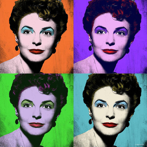 Anne Bancroft Poster featuring the mixed media Anne Bancroft Pop art by Movie World Posters