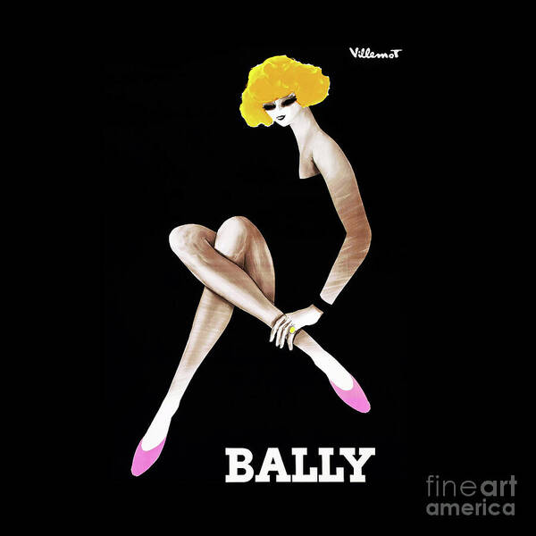 Bernard Villemot Poster featuring the photograph Bally Shoes by Doc Braham