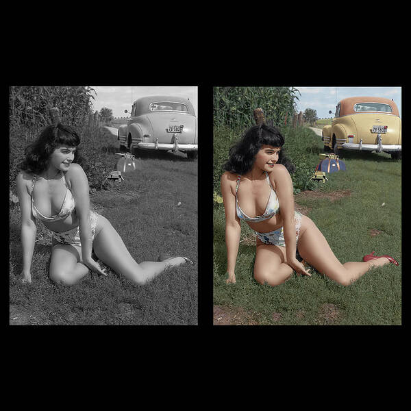 Bettie Page 1950s Glamour Pin Up Model New MUG #2 