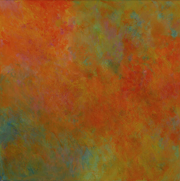 Abstract Acrylic Painting Poster featuring the painting Bliss by Chris Burton