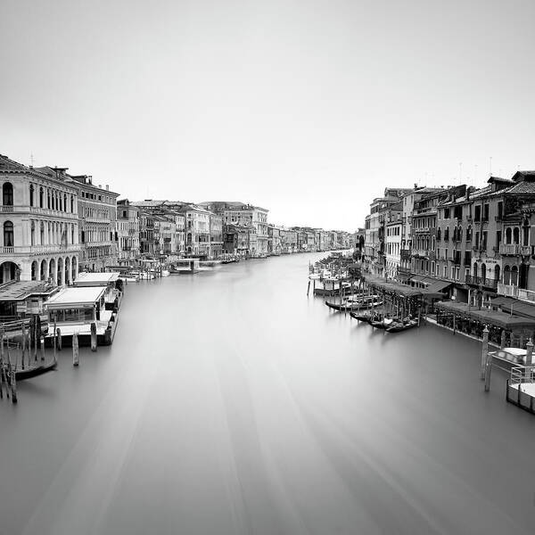 Venice Poster featuring the photograph Canal Grande from Rialto bridge by Stefano Orazzini