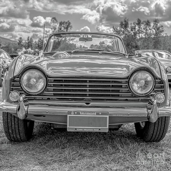 Car Poster featuring the photograph Classic Car Vermont by Edward Fielding