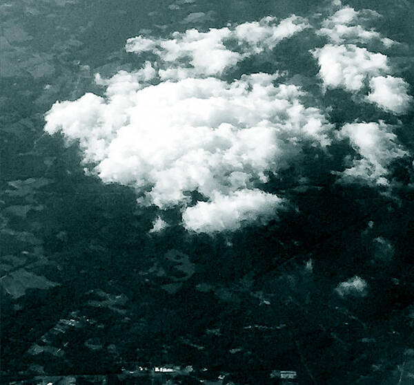 Tantilizing Cumulus Clouds Poster featuring the photograph Cotton Soft by Trevor A Smith