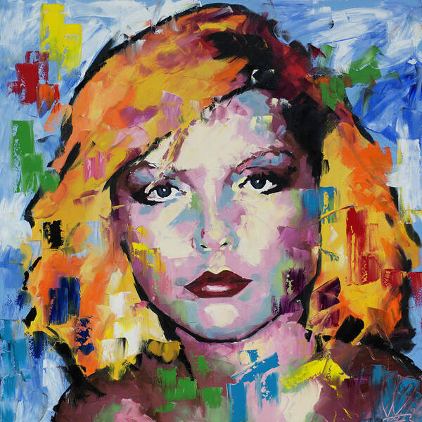 Dbbie Harry Poster featuring the painting Debbie Harry by Richard Day