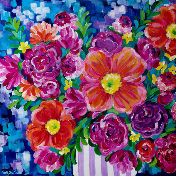 Flowers Poster featuring the painting Dreams of Spring by Beth Ann Scott