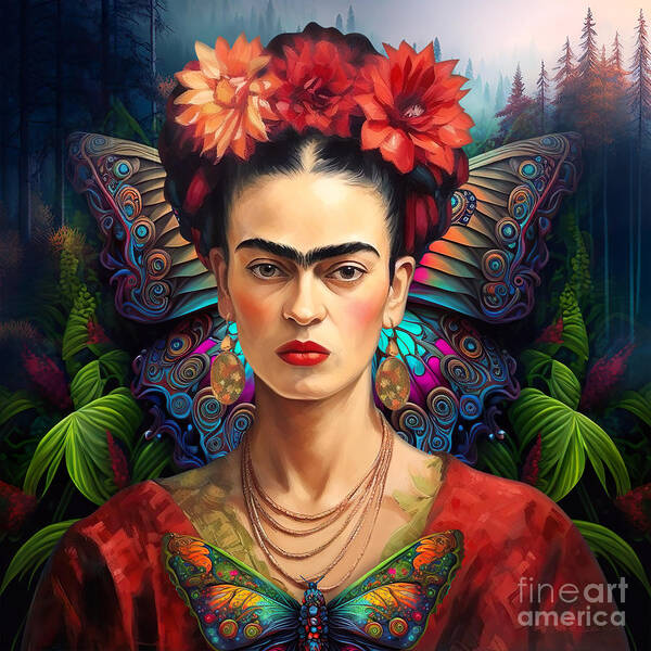 Hvad angår folk Bedrift desinfektionsmiddel Frida Kahlo 2 Poster by Mark Ashkenazi - Fine Art America