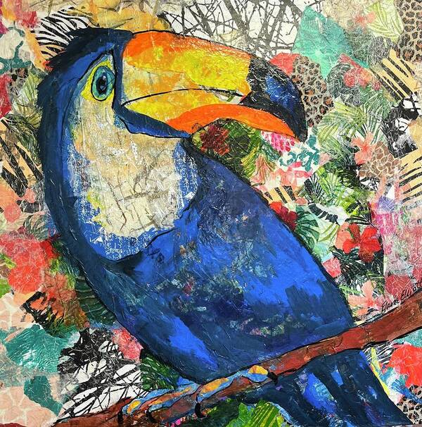 Jungle Birds Poster featuring the painting I can, you can, toucan by Elaine Elliott