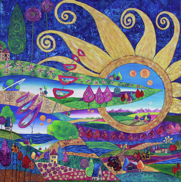 Dreamscape Poster featuring the painting Idyllia by Winona's Sunshyne