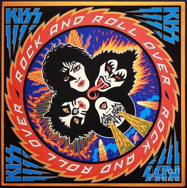 Kiss Poster featuring the photograph Kiss Rock And Roll Over Album Cover by Action