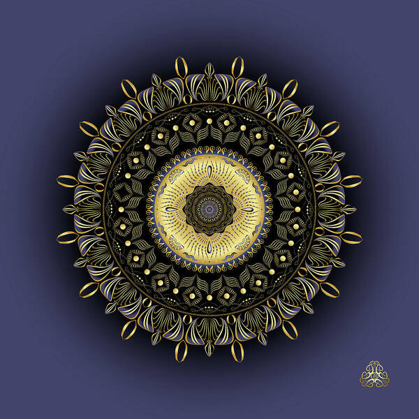 Mandala Poster featuring the digital art Kuklos No 4343 by Alan Bennington